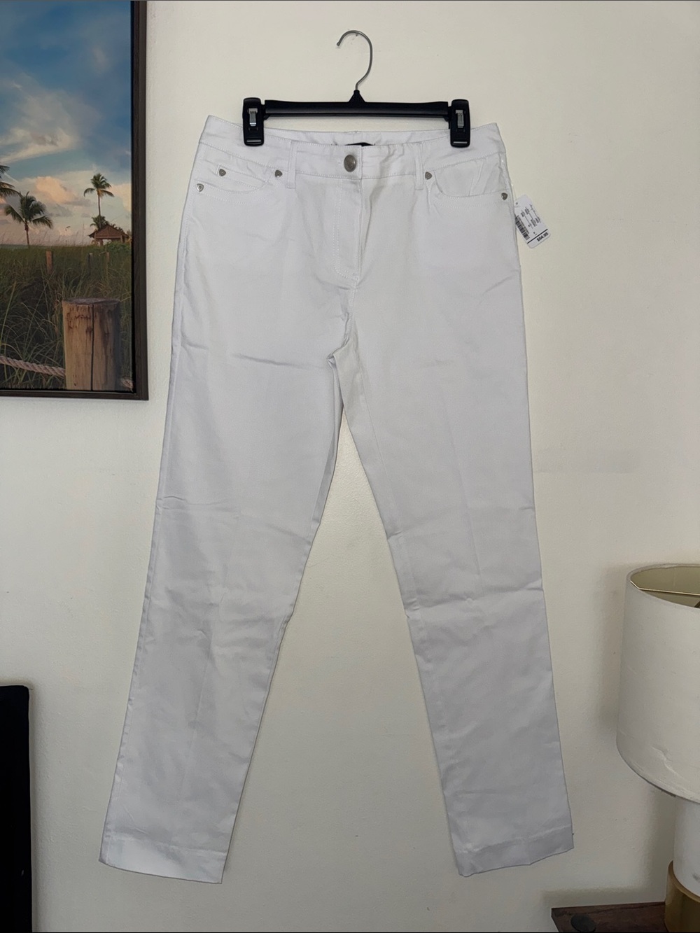 Zac & Rachel White High-Rise Jeans